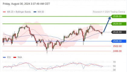 每日策略:08/30 外汇黄金原油行情分析