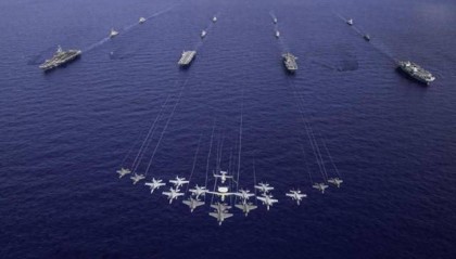 反华4航母齐出，6国反华联军集结，解放军提前布兵，防的就是现在