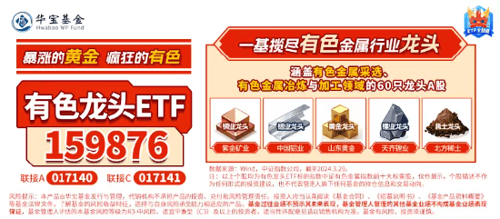 重磅！亚洲货币面临贬值压力，各国央行紧急行动，“淘金潮”将延续？有色龙头ETF（159876）单日劲涨2.14%-基金频道-和讯网