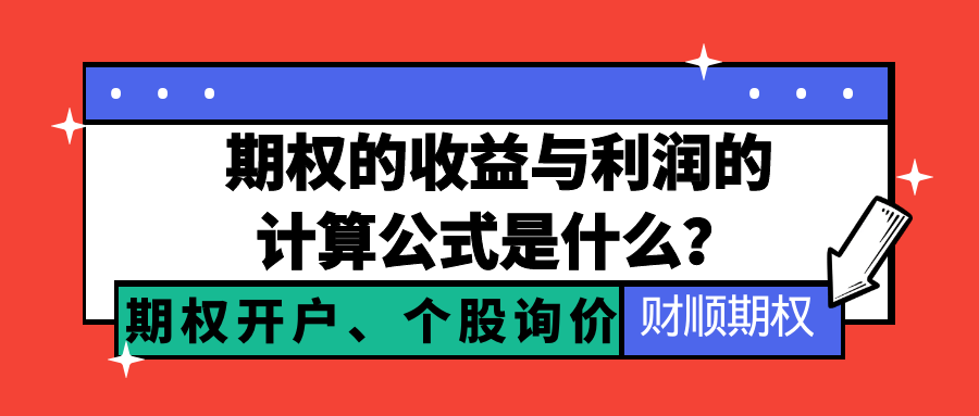 你知道期权的收益与利润的计算公式是什么吗？